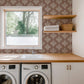 Image of Riviera in Nutmeg wallpaper