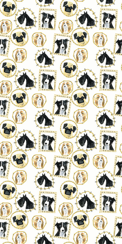 Image of Dog Portraits in Multi wallpaper