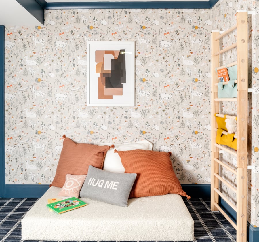 Image of Woodland in Tan wallpaper