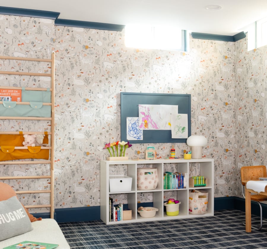 Image of Woodland in Tan wallpaper