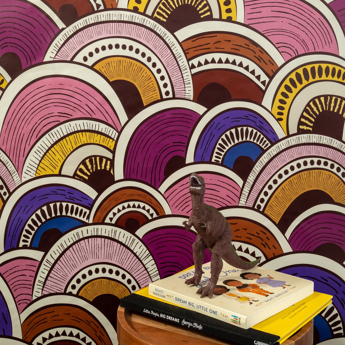 Image of A Song for Mollie in Disco Purple Wallpaper