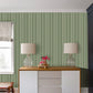 Image of Pickart Stripe in Green Grove Wallpaper