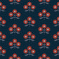 Image of Field Floral in Crimson Wallpaper