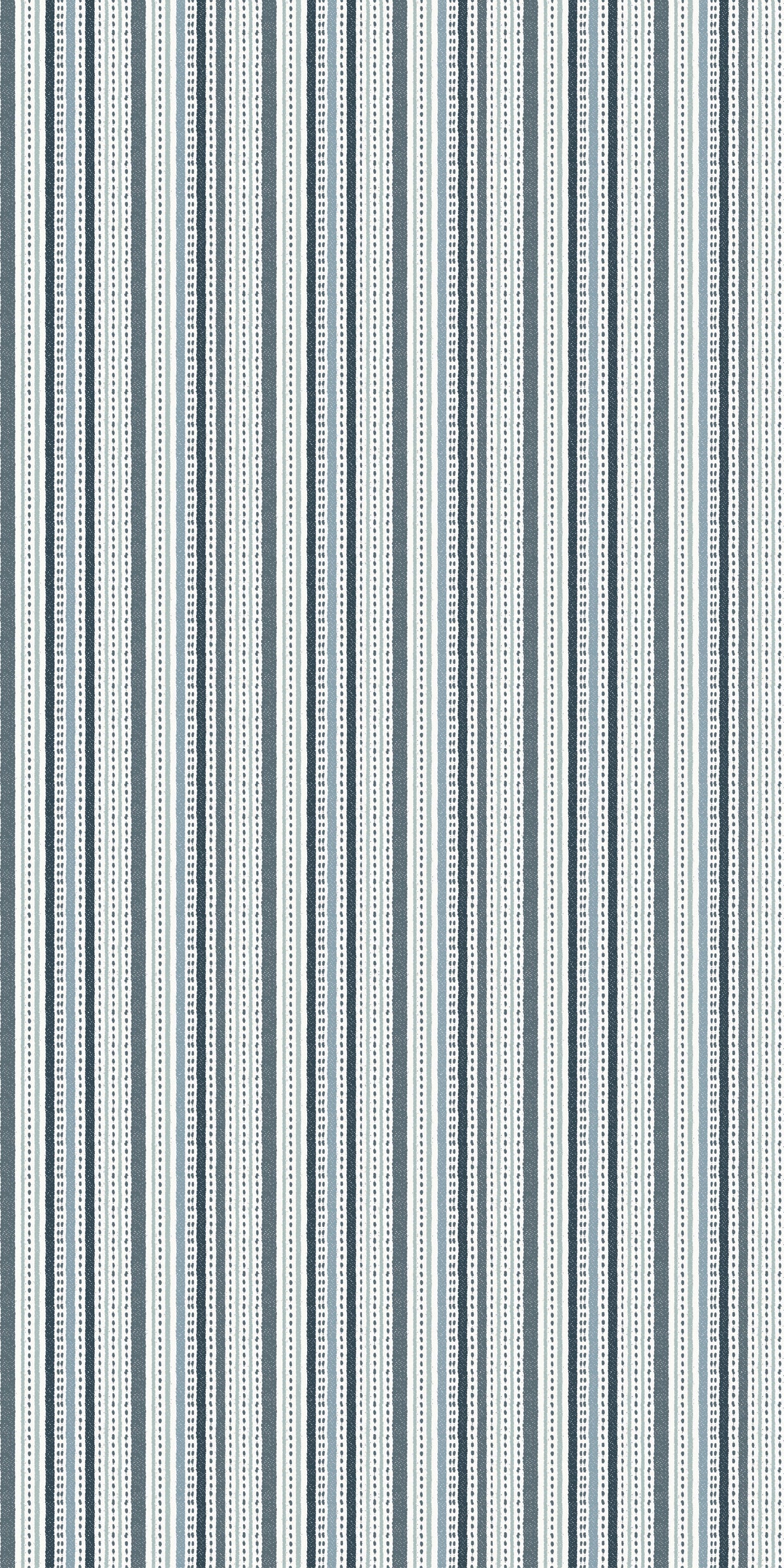 Image of Harbor Stripe in Blue Multi Wallpaper