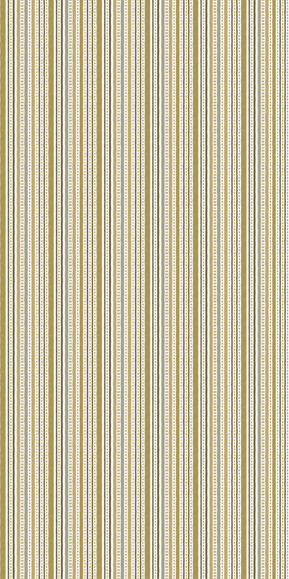Image of Harbor Stripe in Multi Green Wallpaper