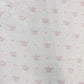 Floret Sheer Fabric in Cream/Pink
