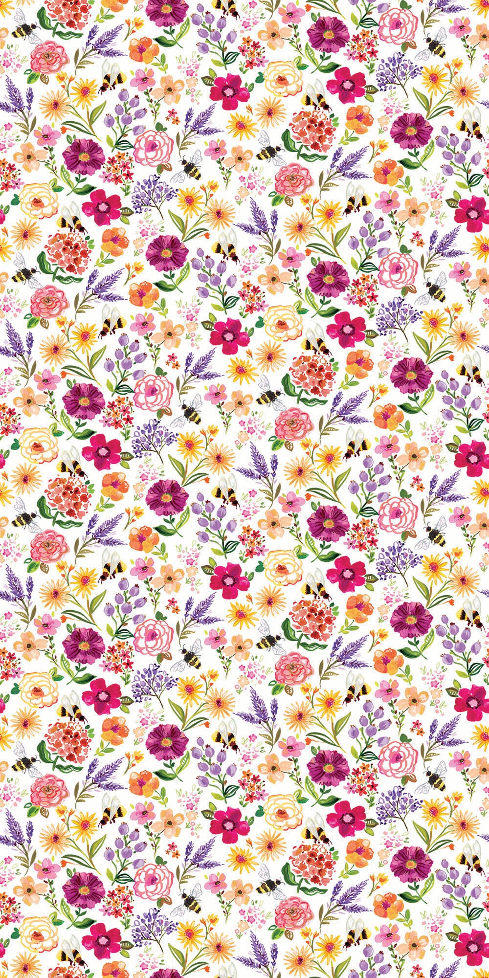 Image of Summer Garden in Multi wallpaper