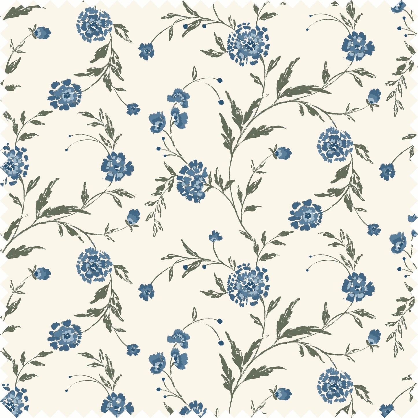 Waverly Fabric in Petal Blue