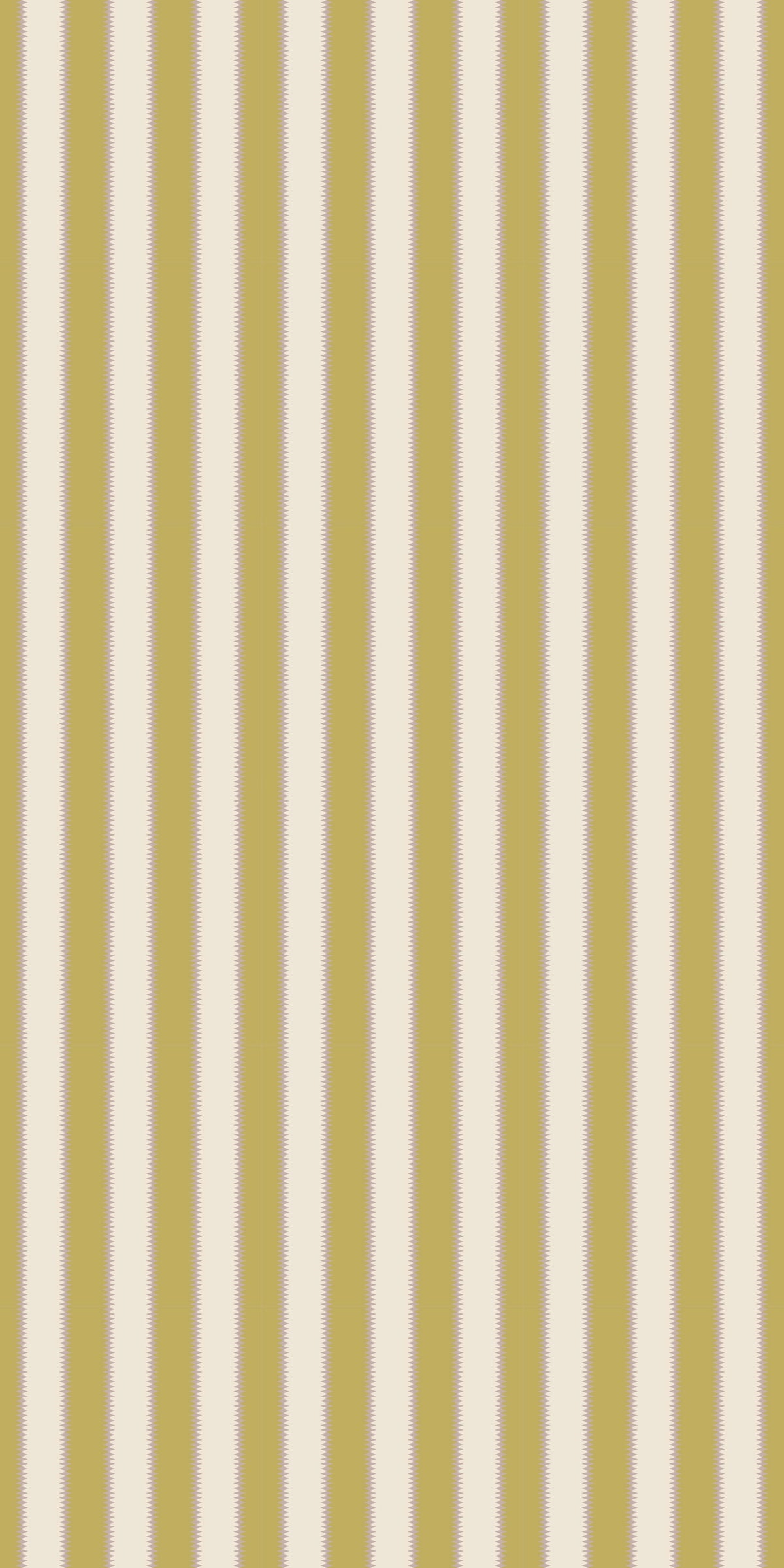 Image of Wilder Stripe in Charteuse/Pink Wallpaper