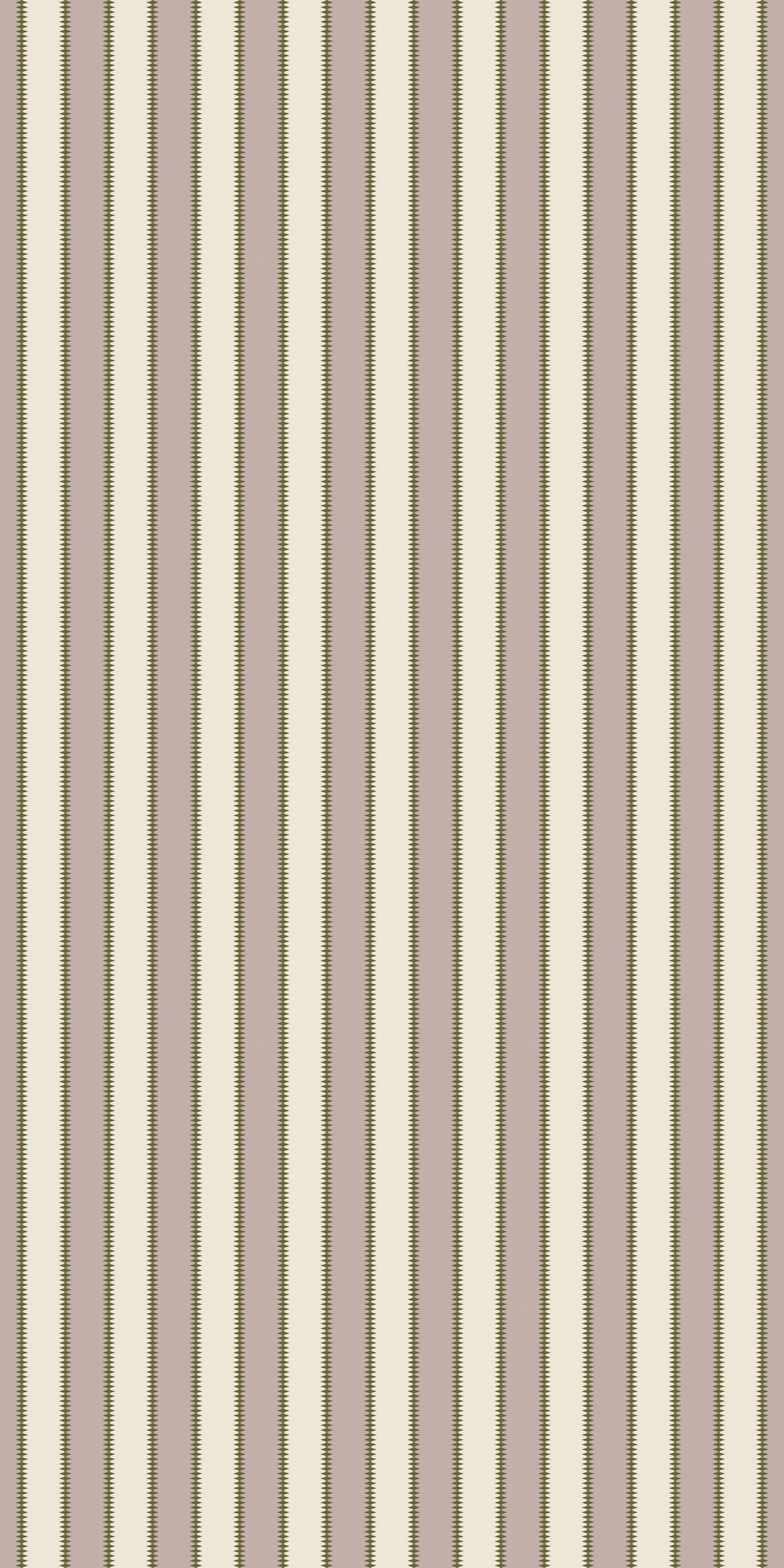 Image of Wilder Stripe in Mauve/Green Wallpaper