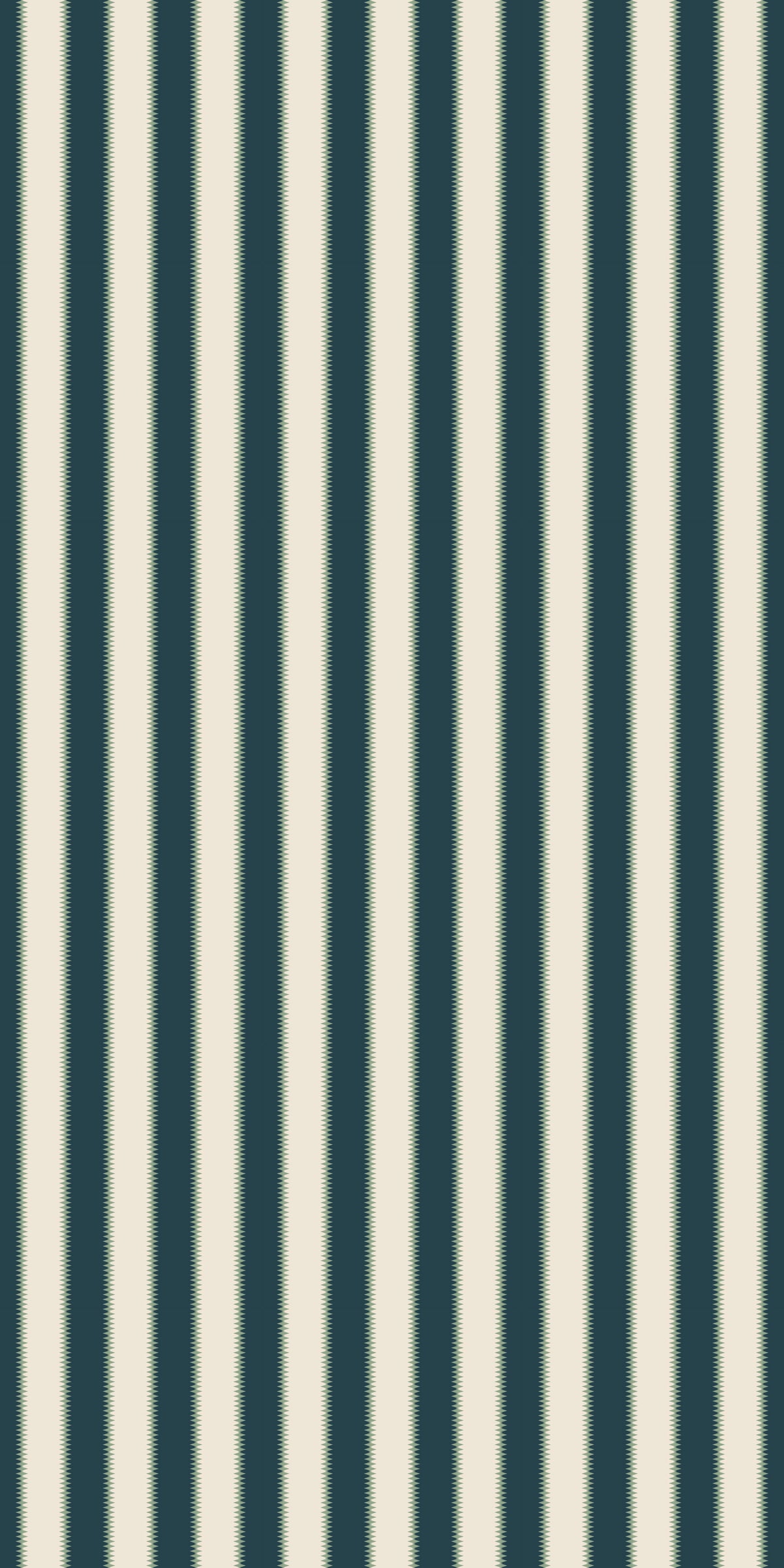 Image of Wilder Stripe in Navy/Green Wallpaper