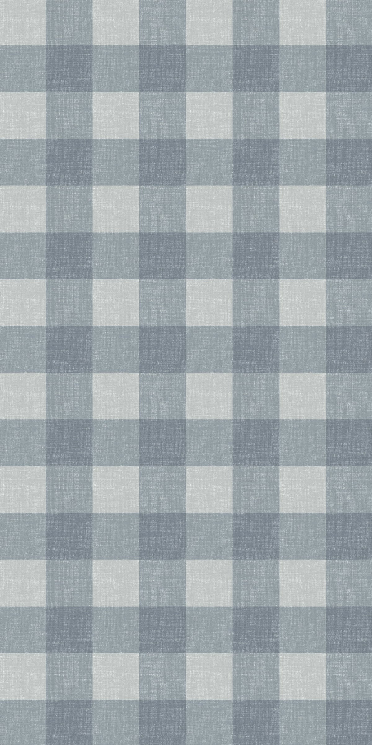 Image of Big Gingham in Blue Wallpaper