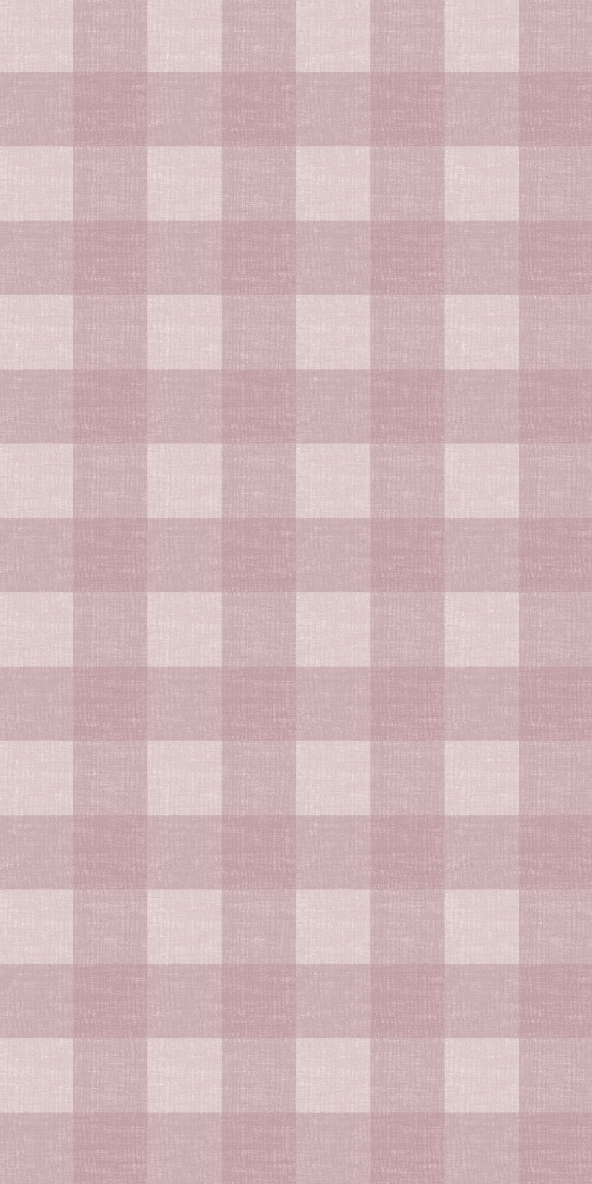 Image of Big Gingham in Pink Wallpaper