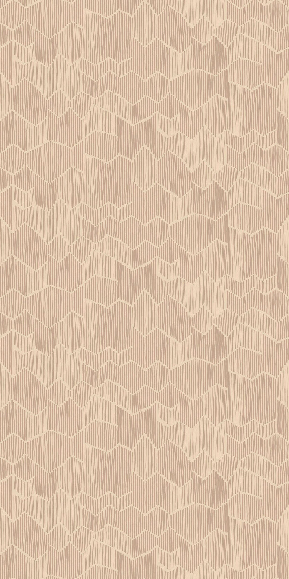 Vertical Lines in Burnt Blush Wallpaper