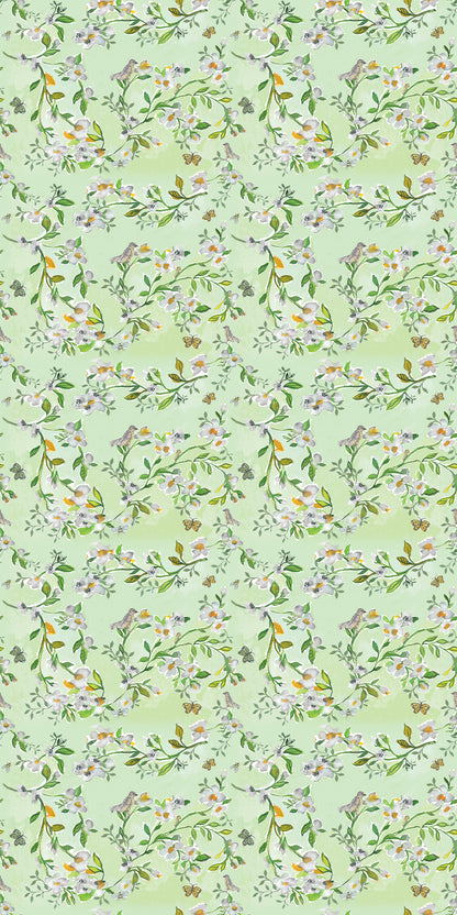 Image of Chinoiserie in Green Wallpaper