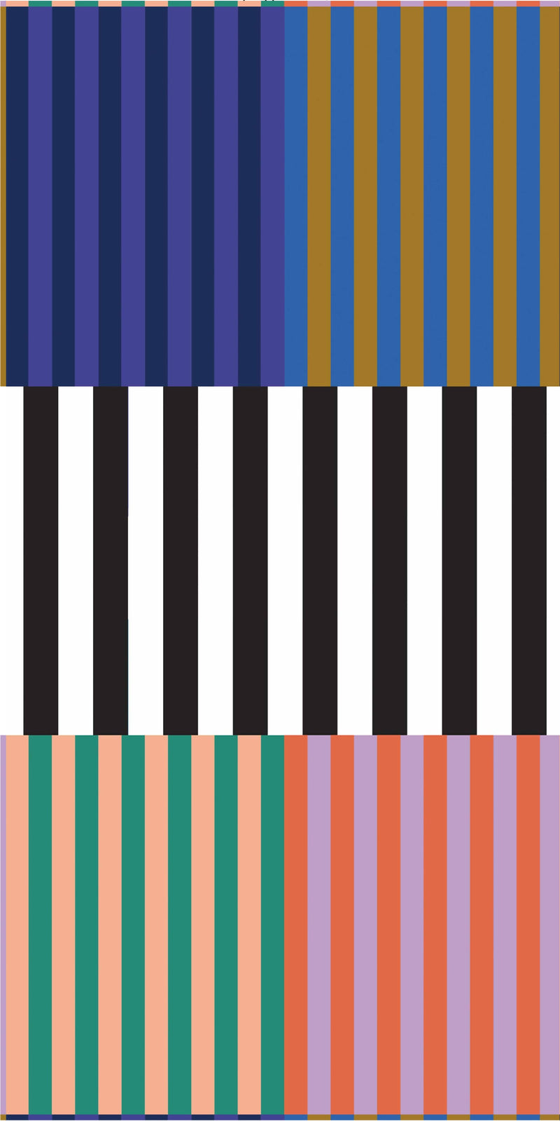 Cleo Stripe Vertical in Multi color