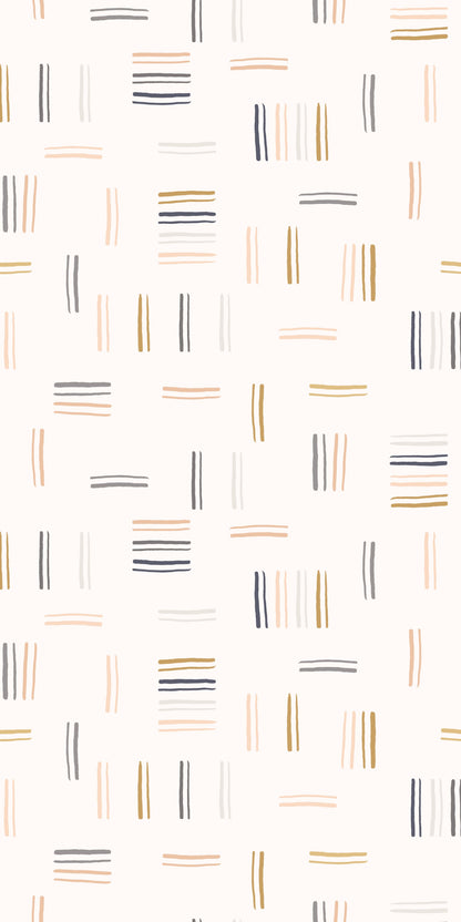Image of Dashes in Multi wallpaper