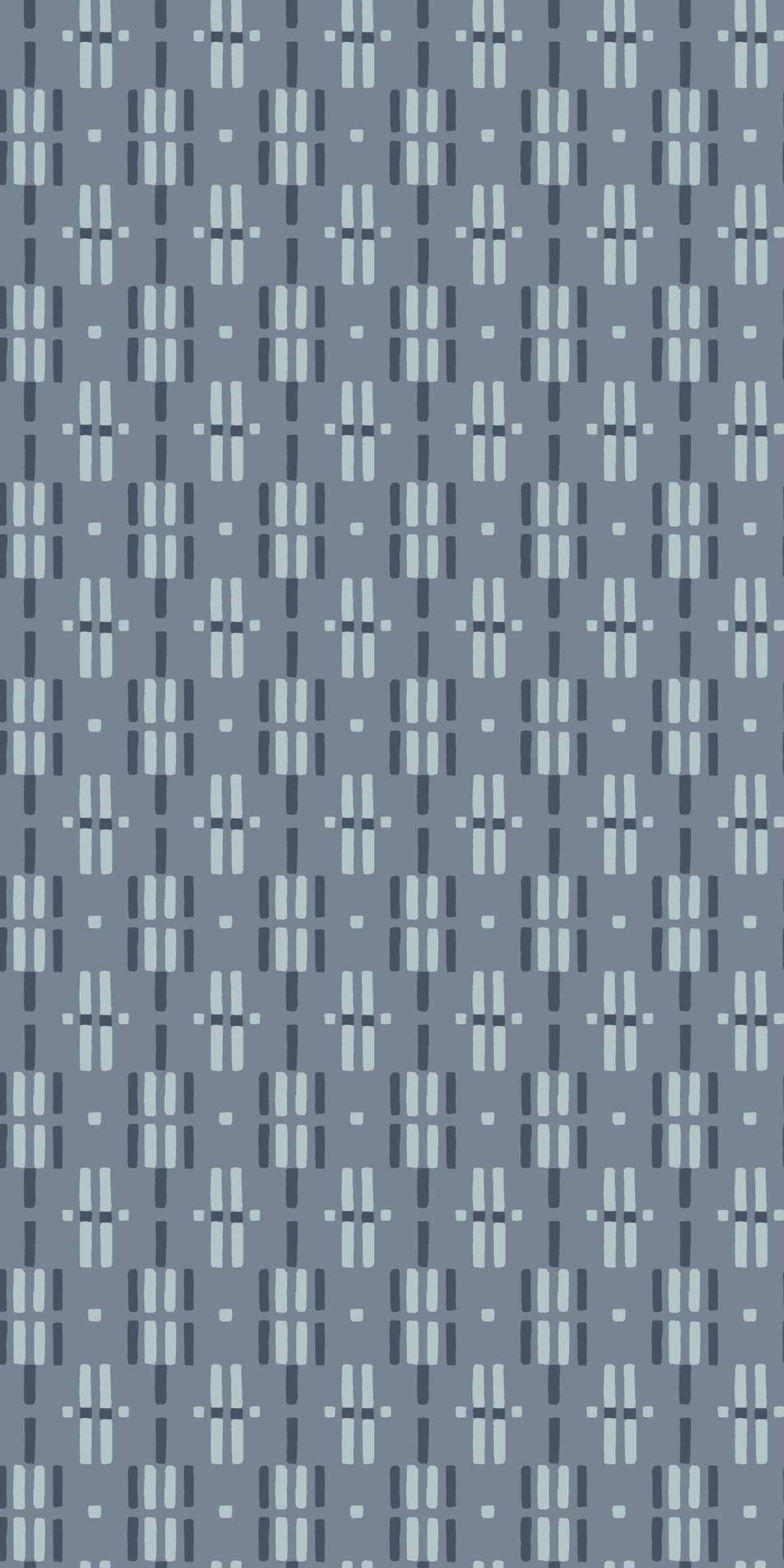 Image of Dot Dash in Blue Wallpaper
