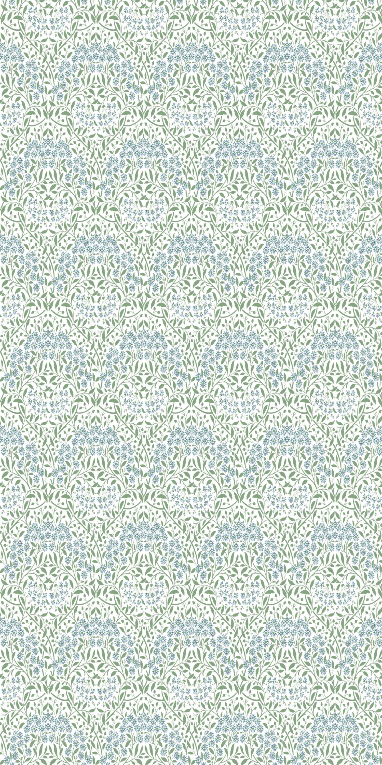 Image of Floral Trellis in Multi wallpaper
