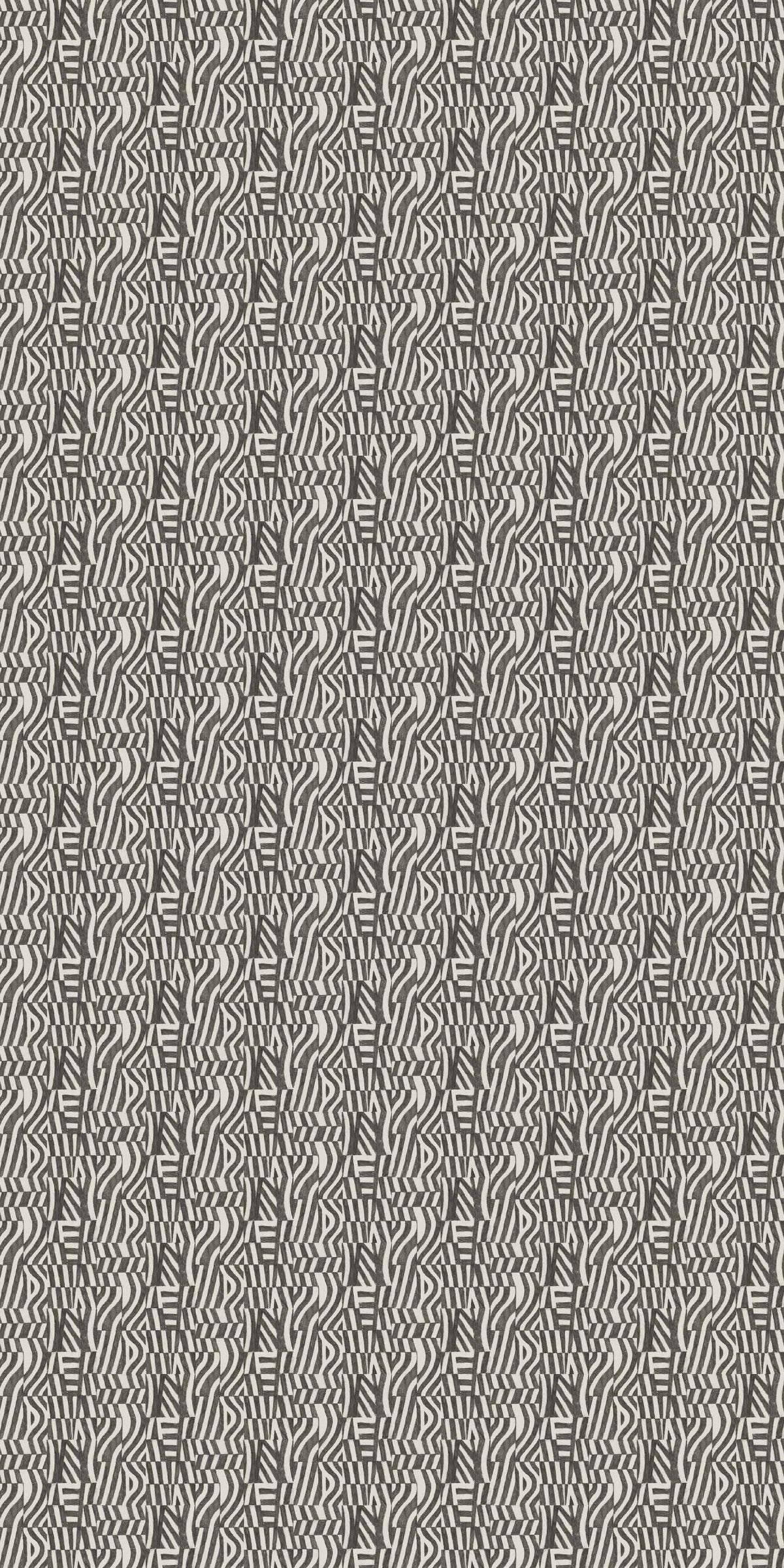 Image of Ladder in Graphite Wallpaper
