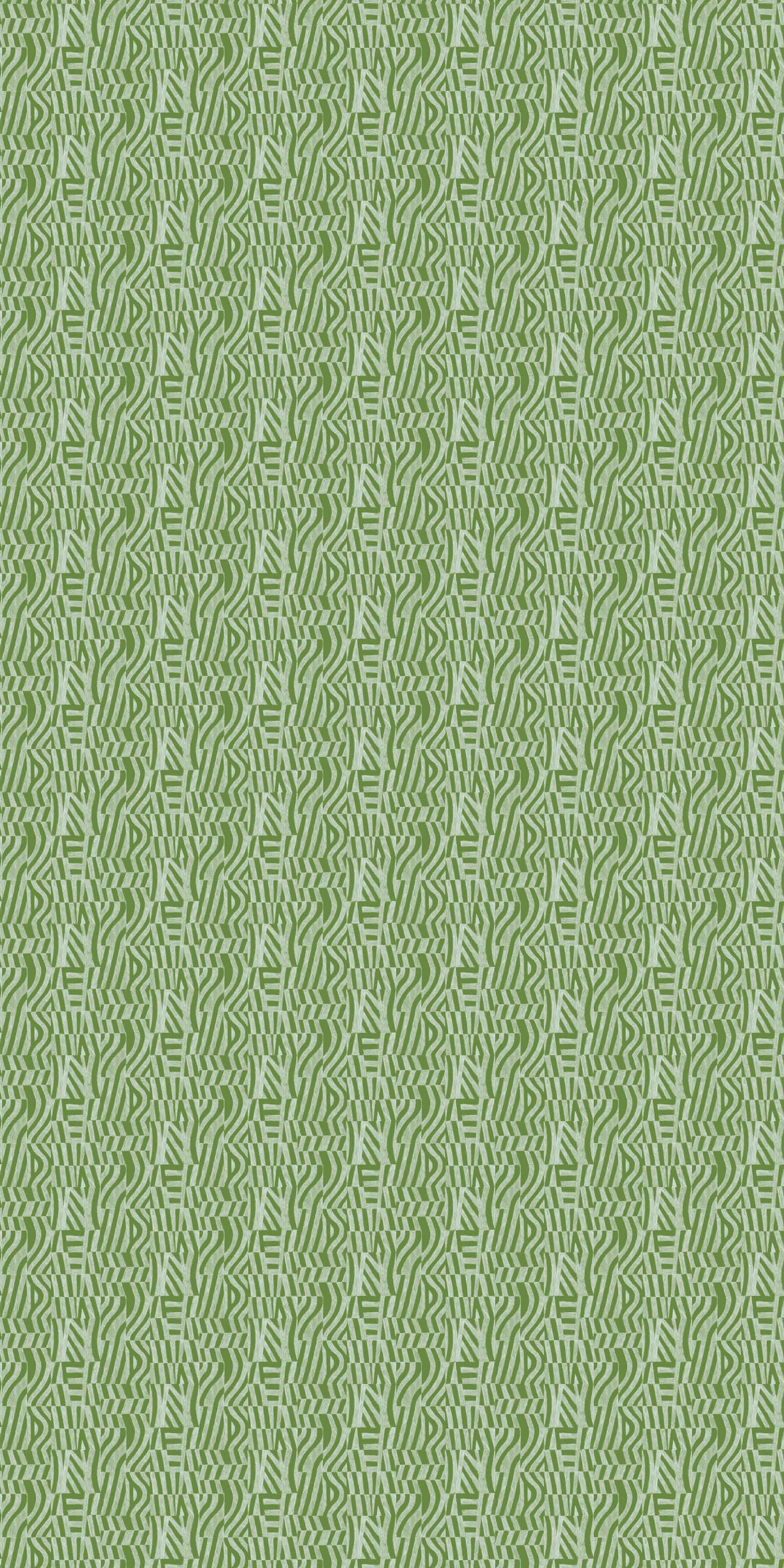 Image of Ladder in Green Wallpaper