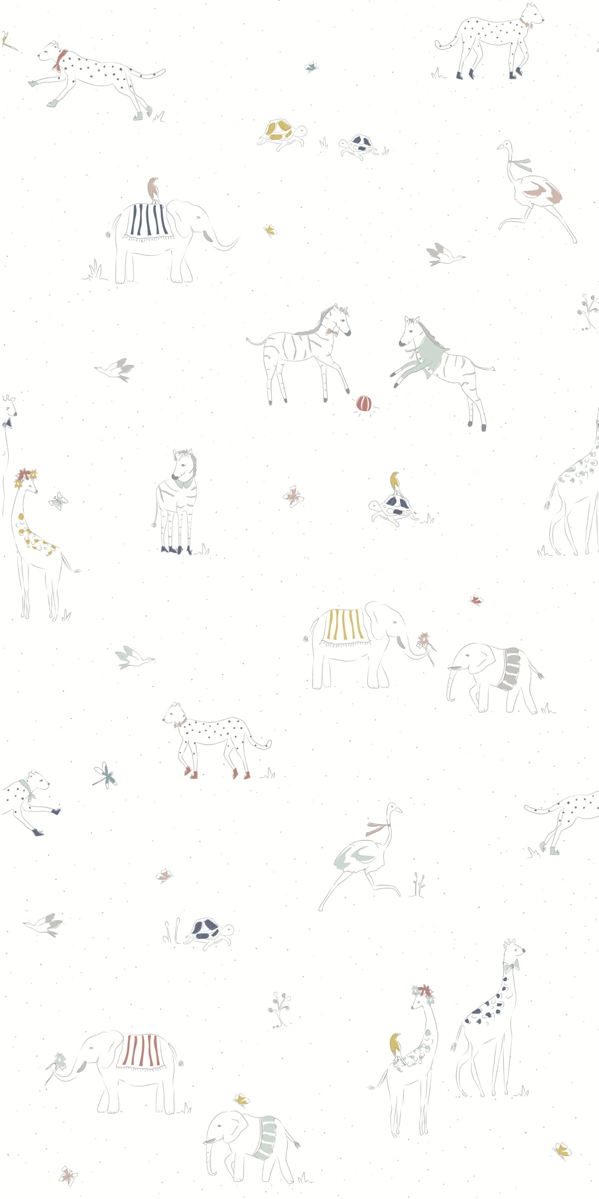 Image of Magical Safari in Multi wallpaper