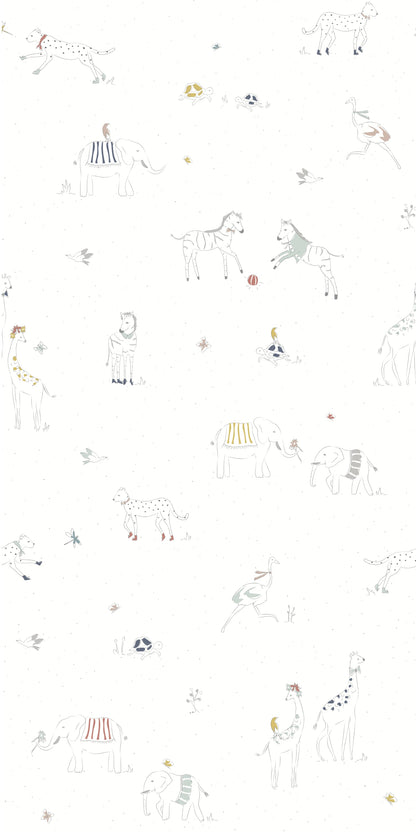 Image of Magical Safari in Multi wallpaper
