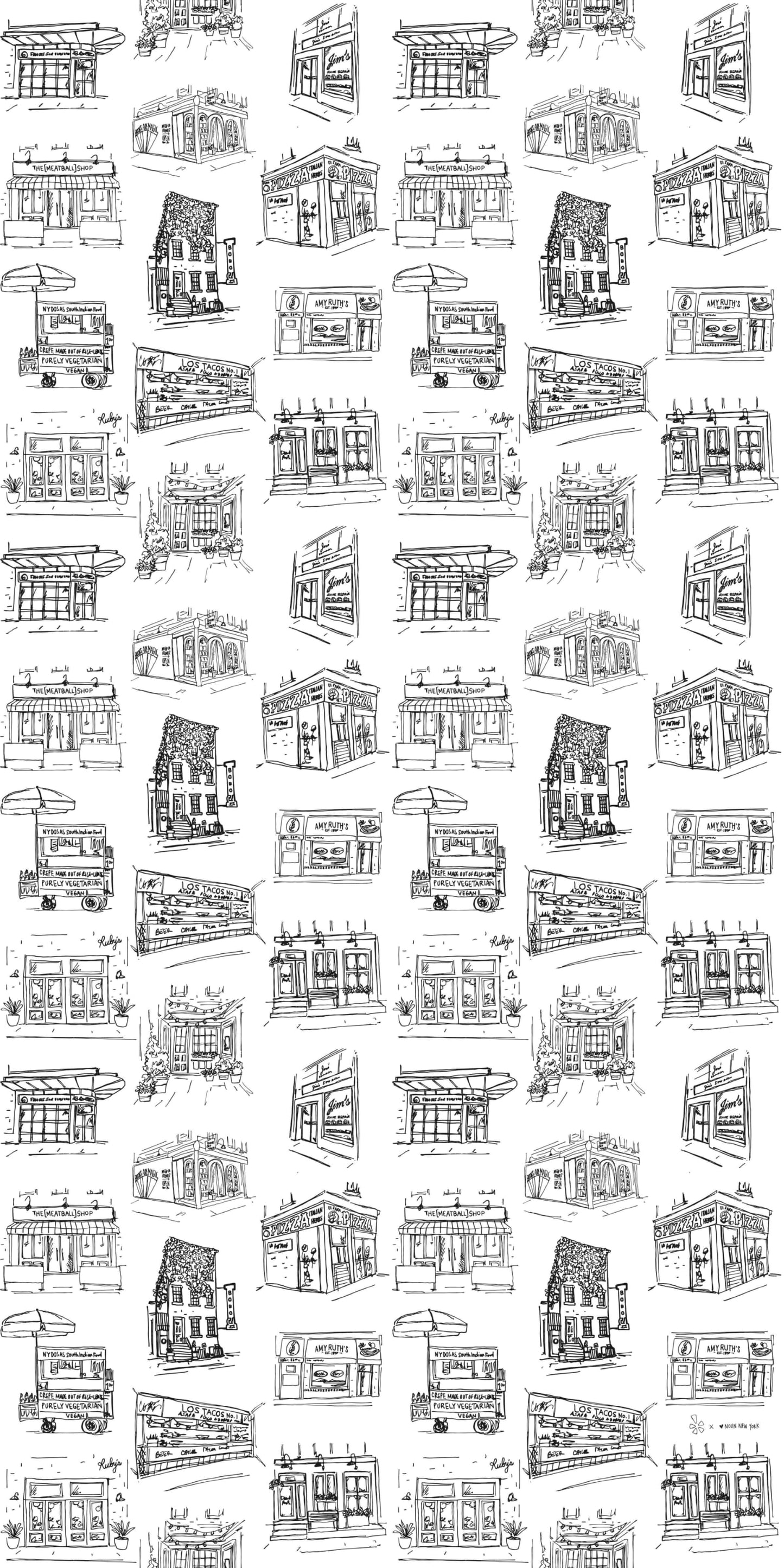 New York in Black and White Wallpaper
