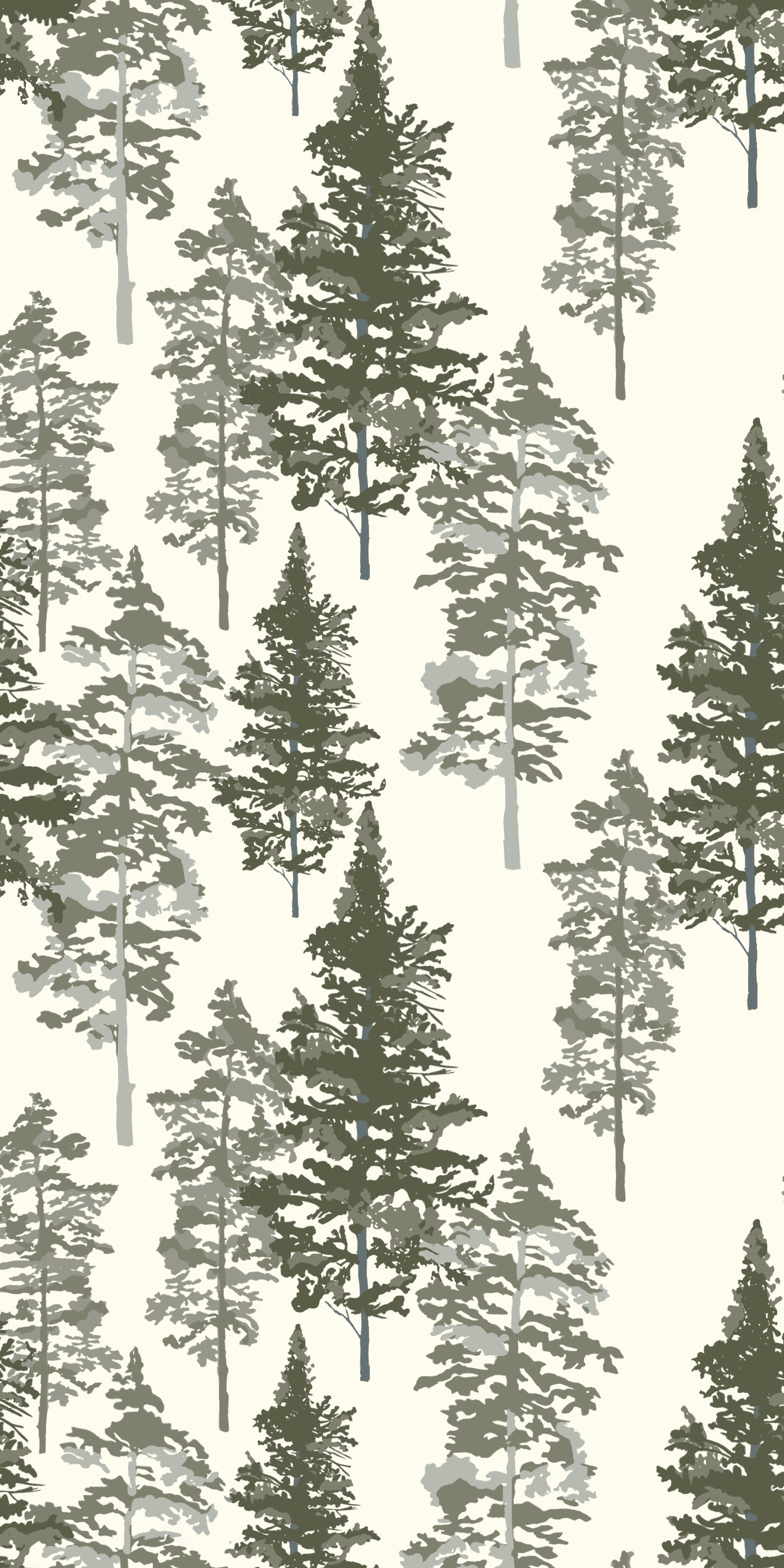 Image of Pacific Northwest in Green Wallpaper