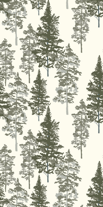 Image of Pacific Northwest in Green Wallpaper
