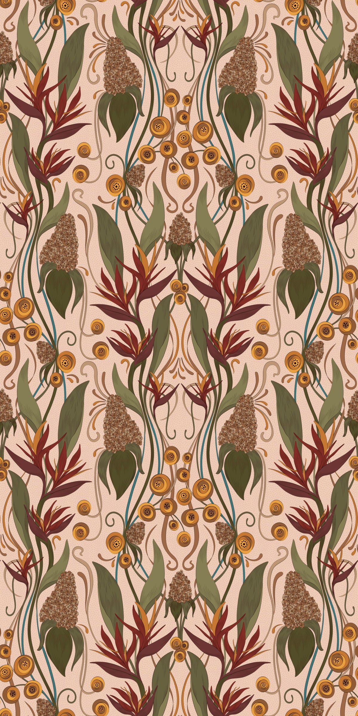 Ruth's Garden in Rose wallpaper.