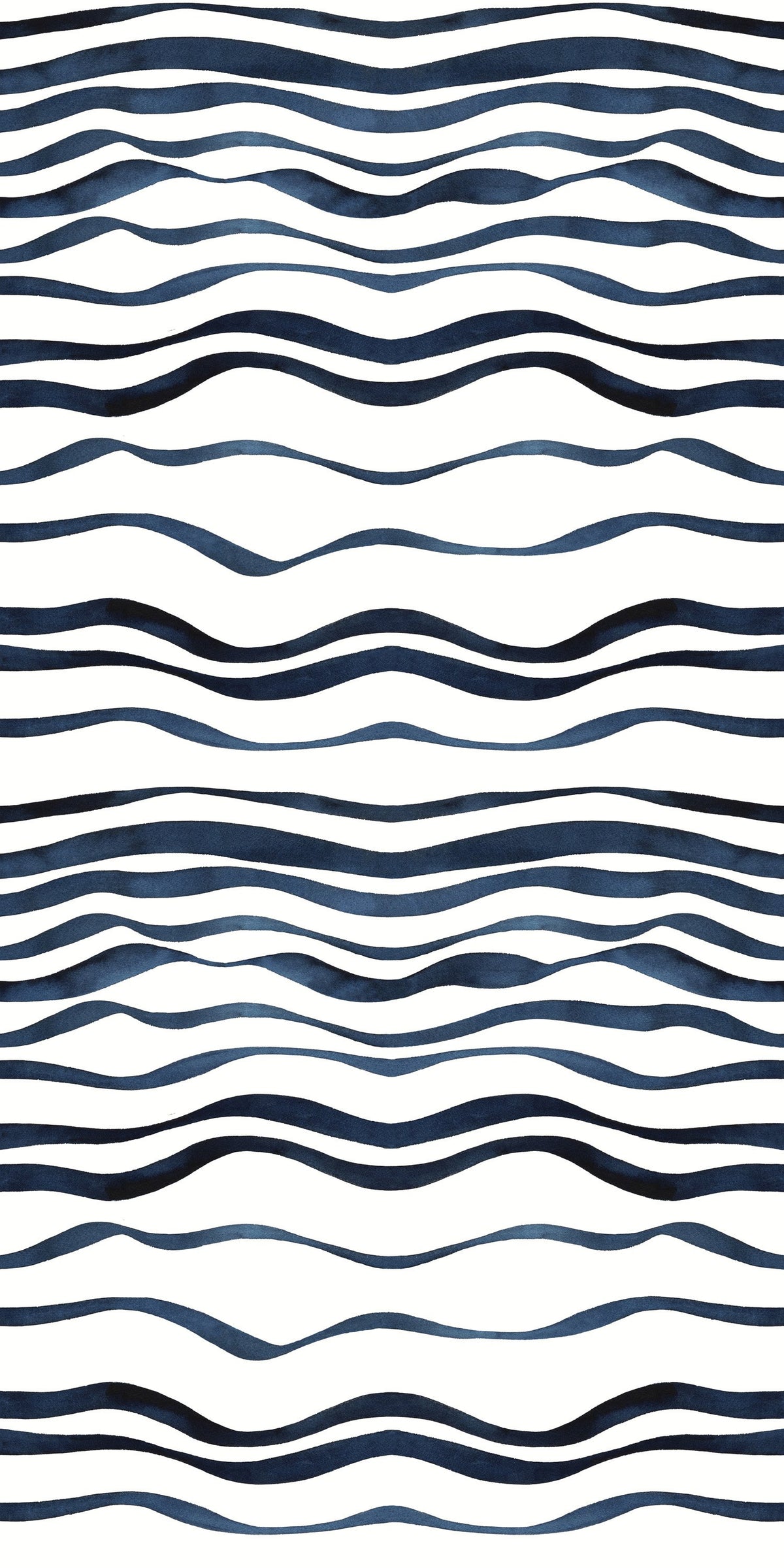 Image of Waves in Navy wallpaper