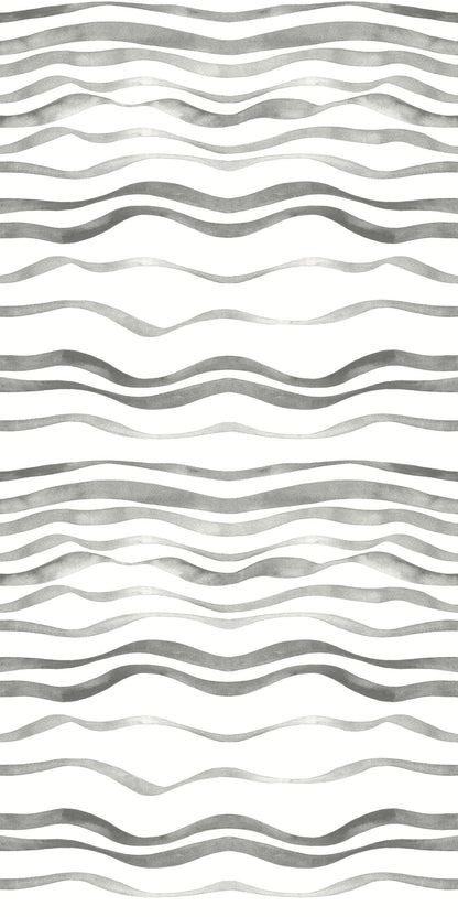 Waves in Grey Wallpaper