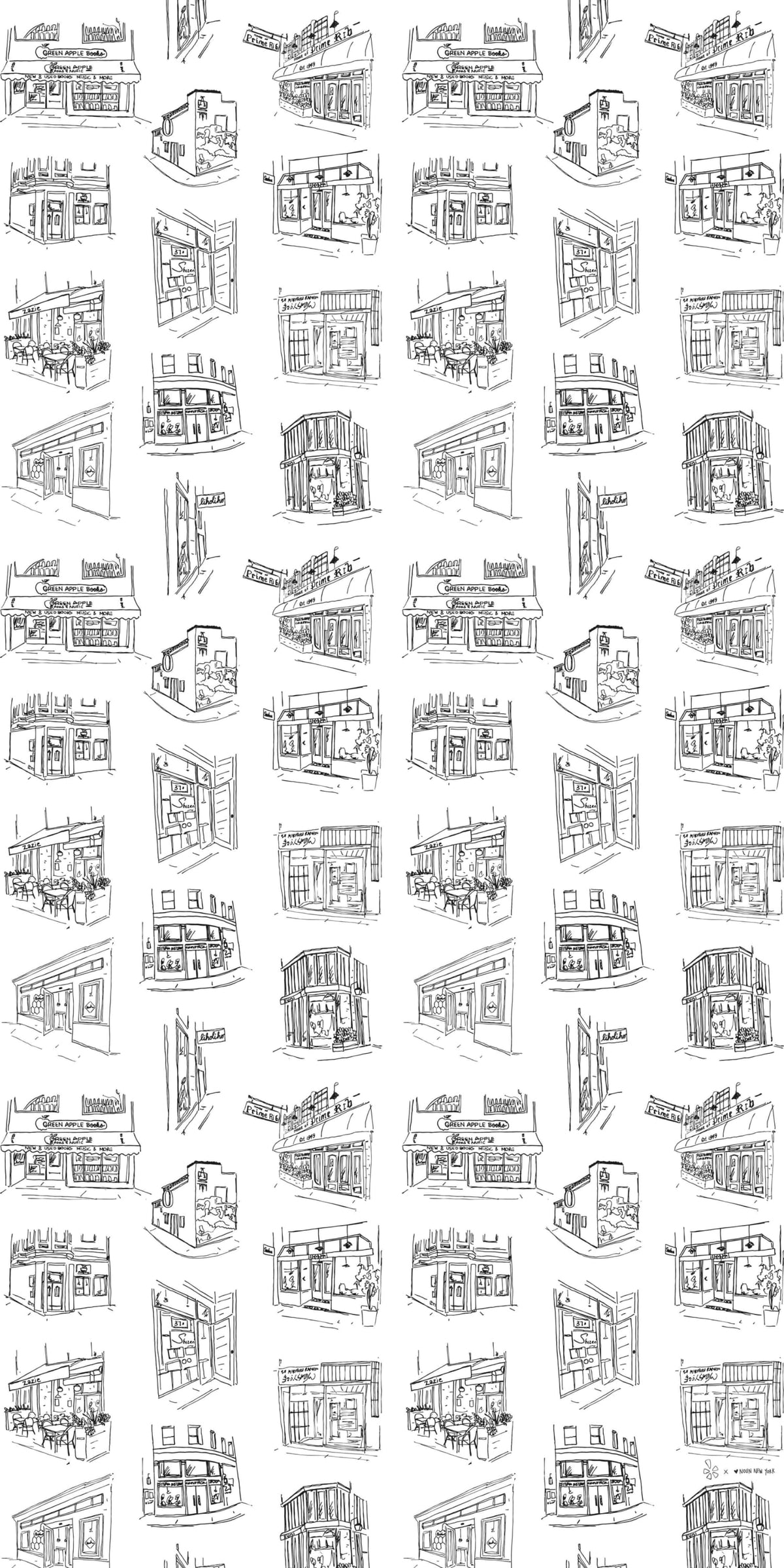 San Francisco in Black and White Wallpaper