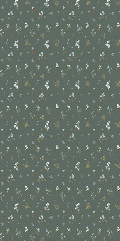 Petite Garden in Fern Wallpaper