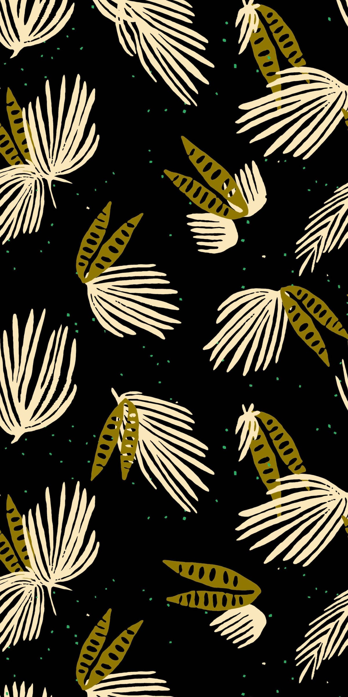 Image of Warri Palms in Night Sky wallpaper