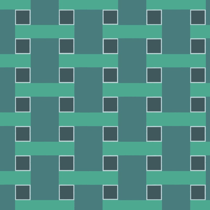 Traditional Basket Tile Decals Tile/Flooring in Green